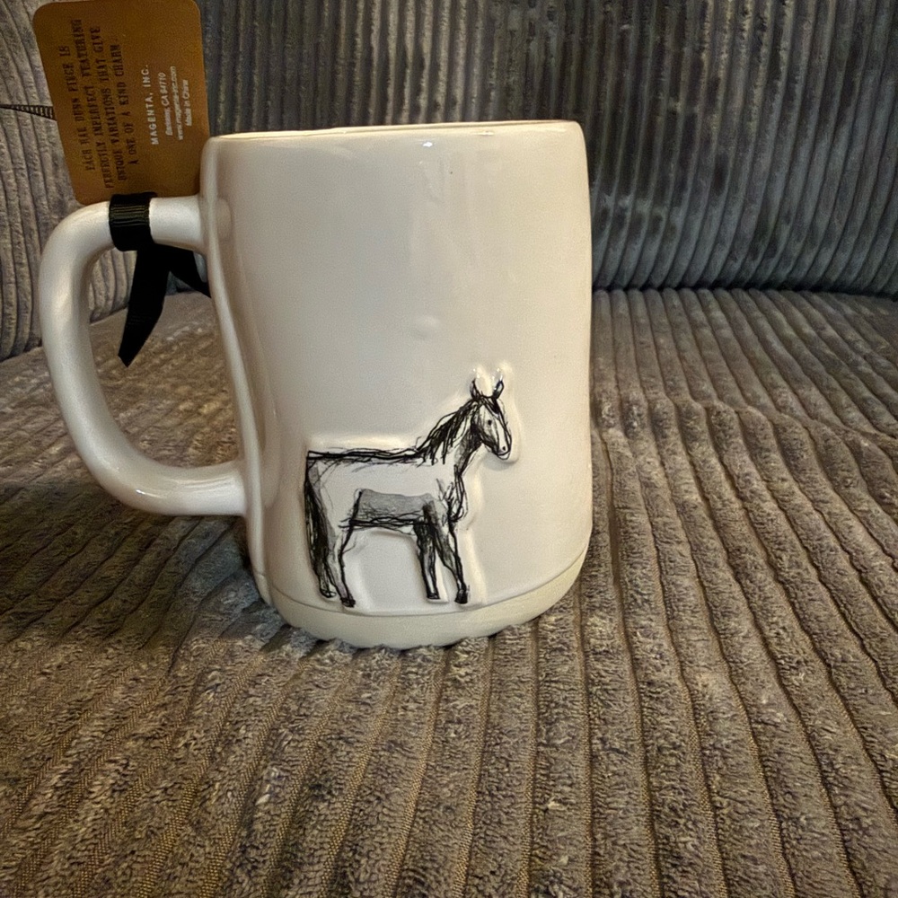 Rae Dunn HORSE GIRL double-sided Mug - Picture 3 of 6
